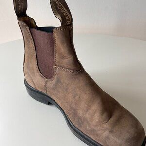 Blundstone Men's Rustic Brown Leather Chelsea Boots